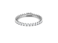 10 CTW Trillion Moissanite Tennis Bracelet