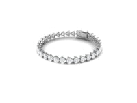10 CTW Trillion Moissanite Tennis Bracelet