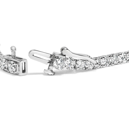 14K White Gold 6.00 CTW Lab Grown Diamond Classic Tennis Bracelet  - 7.25