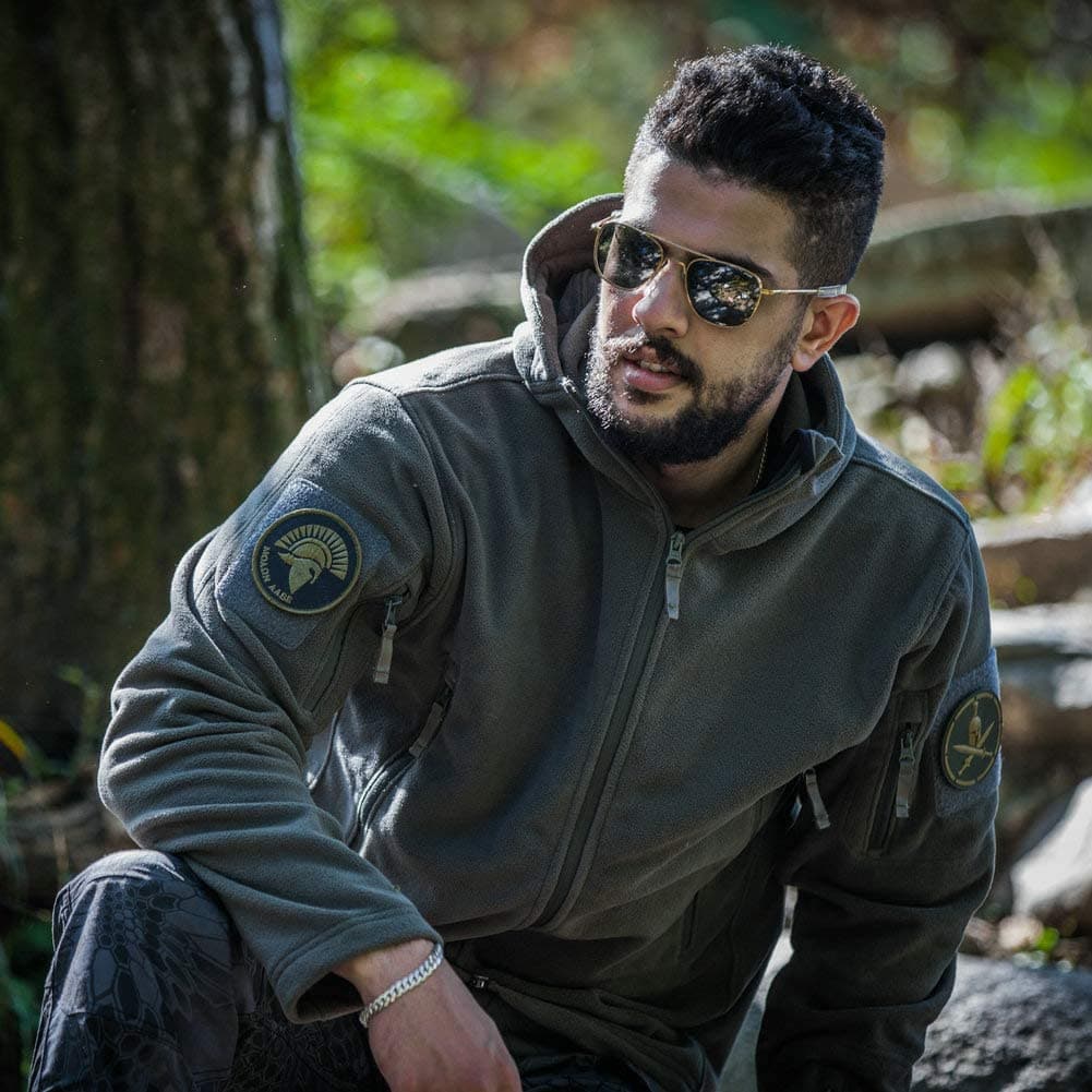 Outdoor Military Tactical Polar Fleece Jacket-1