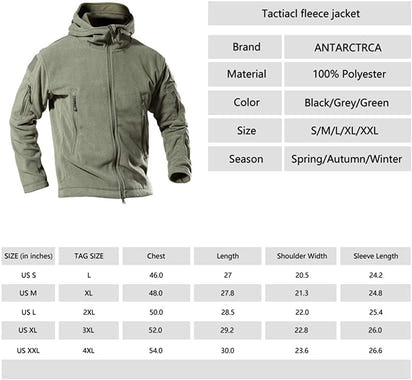 Outdoor Military Tactical Polar Fleece Jacket-4