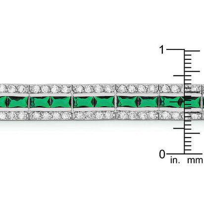 Emerald Tennis Bracelet