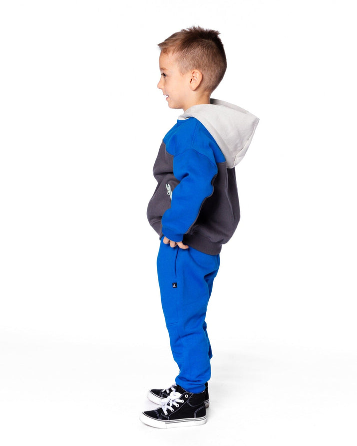 Fleece Sweatpants Blue-1