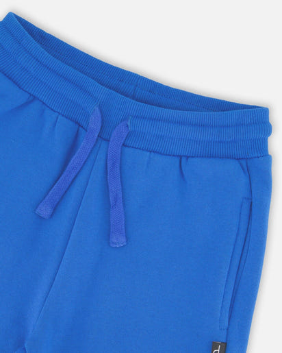 Fleece Sweatpants Blue-3