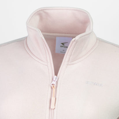 Nara Ladies Full Zip Fleece Jacket - Chalk Pink-1