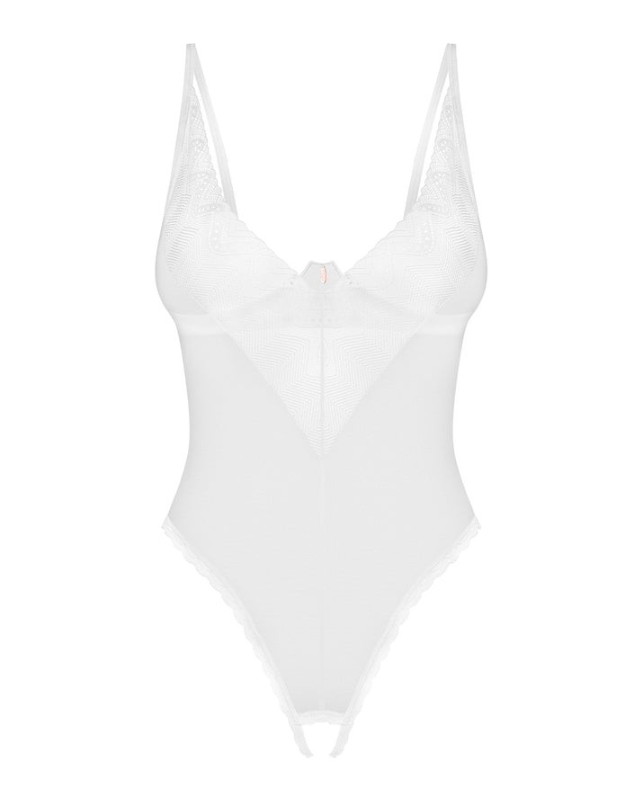 Sheer Crotchless Teddy Obsessive Alissium-1