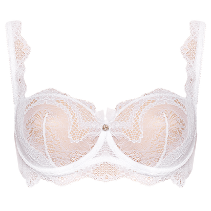Sheer Lace Balconette Bra Ajour Aventine-2