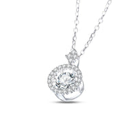 925 Sterling Silver Pendant For Women Jewelry Moissanite Diamond Necklace with Twinkle Setting Moissanite Stone